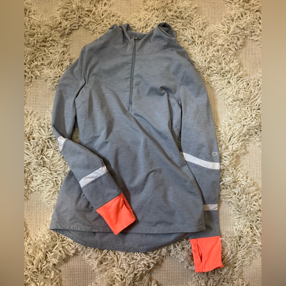 3/$30 FLASH SALE - Athletic Quarter-Zip Hoodie Sweatshirt